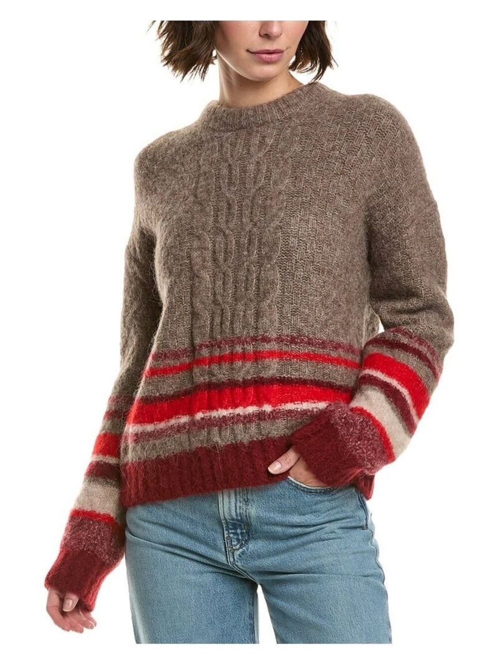 Velvet by Graham & Spencer $299 Elayne Alpaca Wool Blend Sweater Women’s Large N